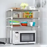 Prateleira de Metal Ajustável para Cozinha e Banheiro
