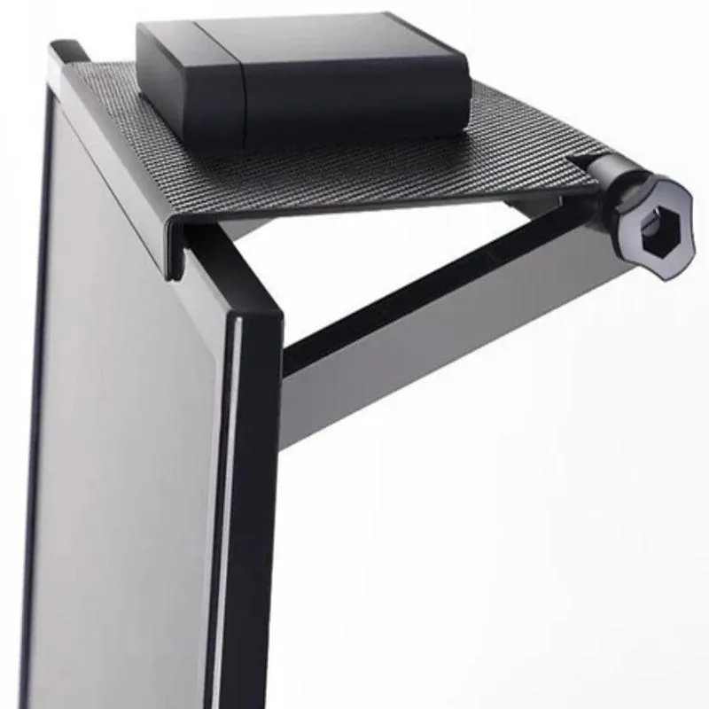 Prateleira Ajustável para TV com Suporte de Acessórios - Imagem 4