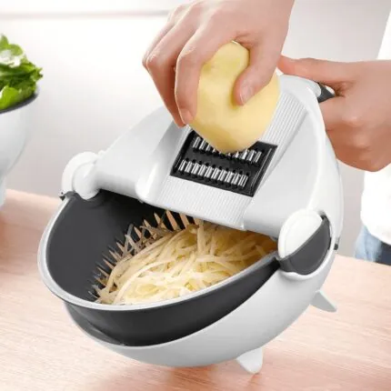 Ralador E Fatiador De Legumes Com Laminas Inox