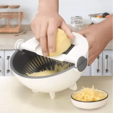 Ralador E Fatiador De Legumes Com Laminas Inox