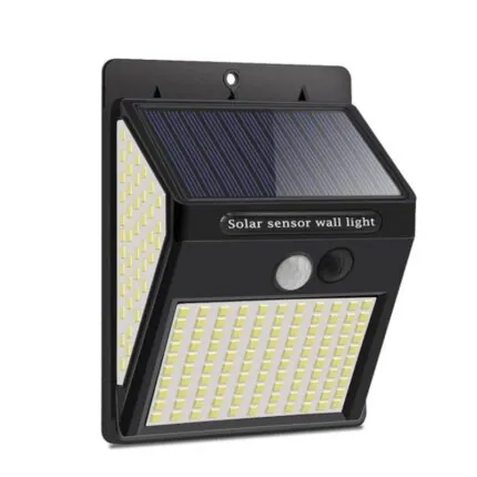 Luminaria Solar Com Sensor De Presenca Para Jardim