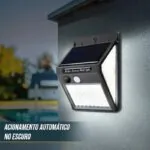 Luminária Solar com Sensor de Presença para Jardim - Imagem 8