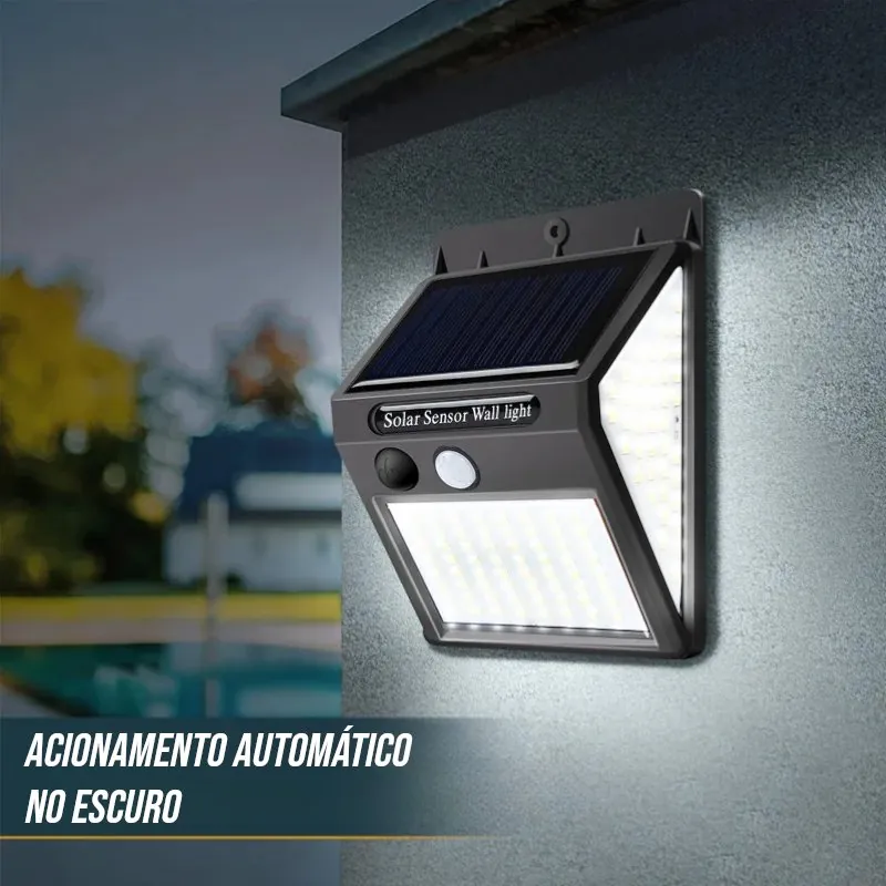 Luminária Solar com Sensor de Presença para Jardim - Imagem 8