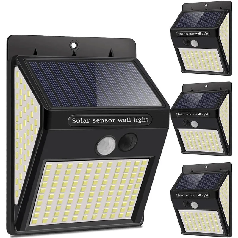 Luminária Solar com Sensor de Presença para Jardim - Imagem 4