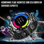 Smartwatch de Luxo com Pulseira de Aço e Bluetooth - Imagem 3