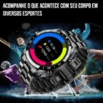 Smartwatch de Luxo com Pulseira de Aço e Bluetooth - Imagem 3