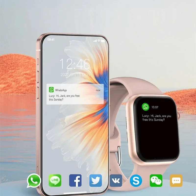 Relógio Inteligente Bluetooth IP67 com Tela Touch - Imagem 7