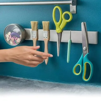 Barra Magnetica Para Facas E Talheres De Parede