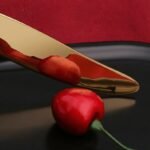 Faqueiro Inox 24 Peças Dourado Luxo para Mesa Posta - Imagem 8