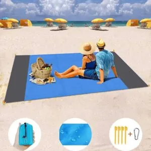 Manta De Praia Impermeavel E Compacta Sem Areia
