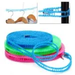 Varal Portátil de Nylon Retrátil Resistente ao Vento - Imagem 8