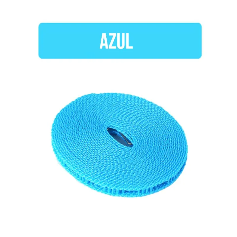 Varal Portátil de Nylon Retrátil Resistente ao Vento - Imagem 6