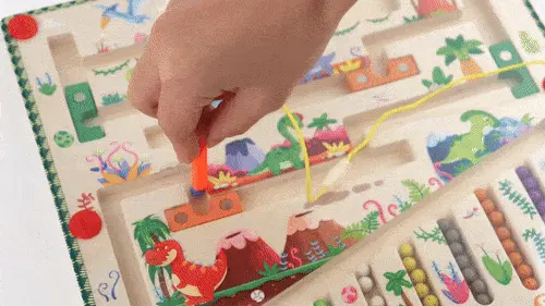 Brinquedo Educativo Labirinto Magnético Infantil