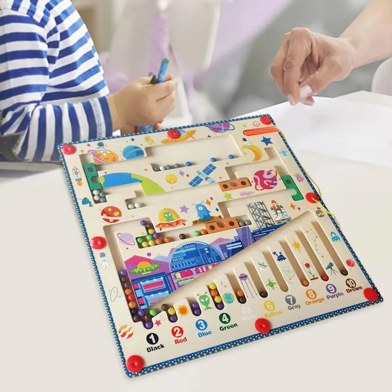 Brinquedo Educativo Labirinto Magnético Infantil - Imagem 3