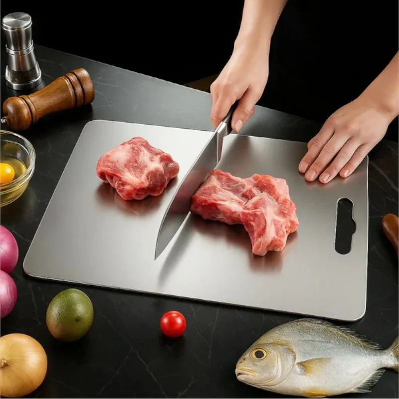 Tábua de Carne em Aço Inoxidável - Imagem 3