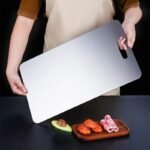 Tábua de Carne em Aço Inoxidável