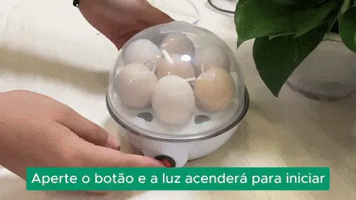 Cozedor de Ovos Elétrico Automático a Vapor