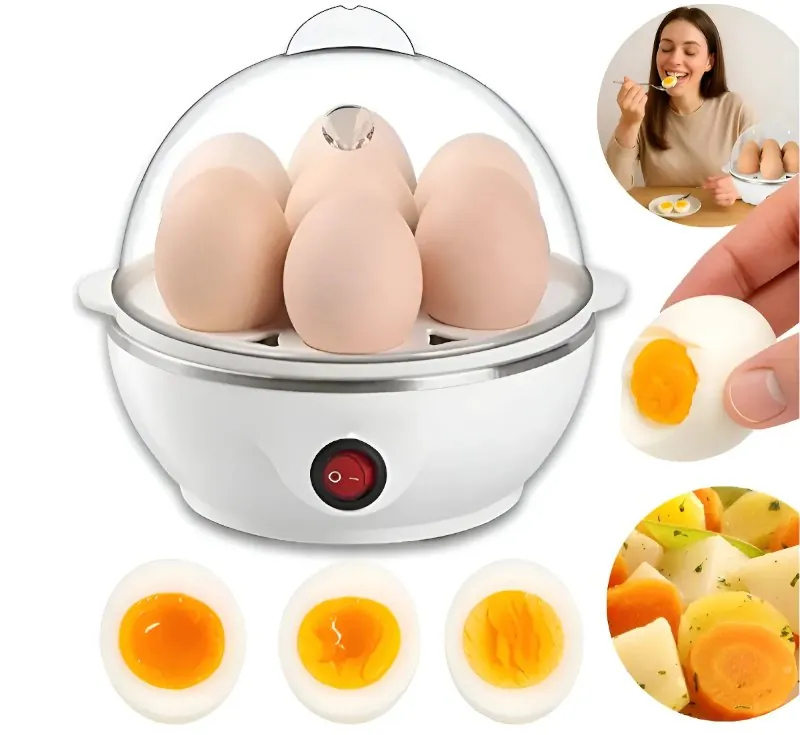 Cozedor de Ovos Elétrico Automático a Vapor