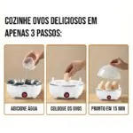 Cozedor de Ovos Elétrico Automático a Vapor - Imagem 5