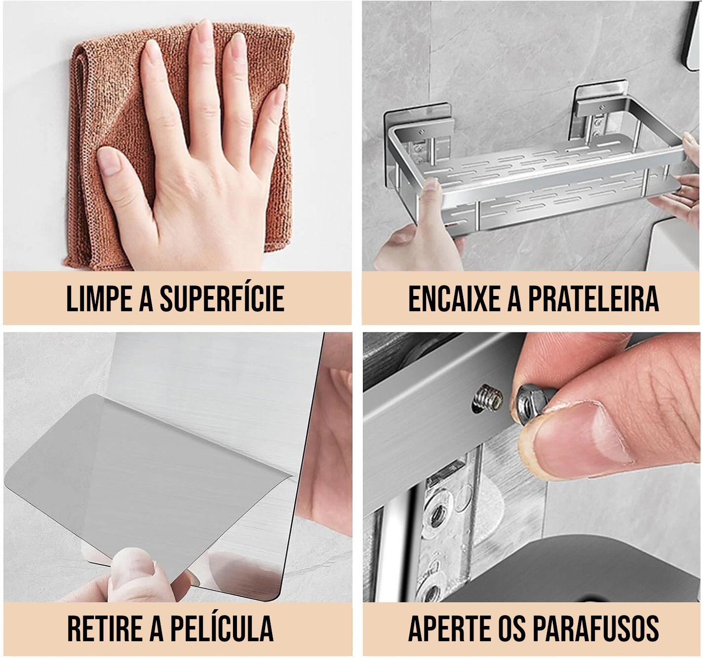 Prateleira Para Banheiro Compre 1 Leve 2