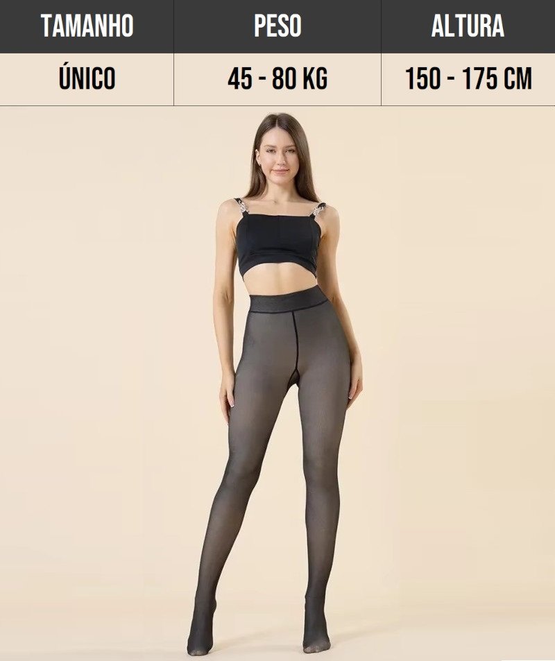 Meia Calça Térmica Peluciada Forrada