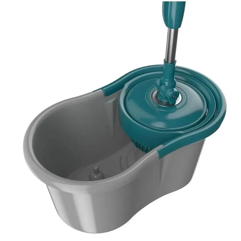 Mop Esfregão Giratório 360 com Balde e Refil Microfibra - Imagem 6