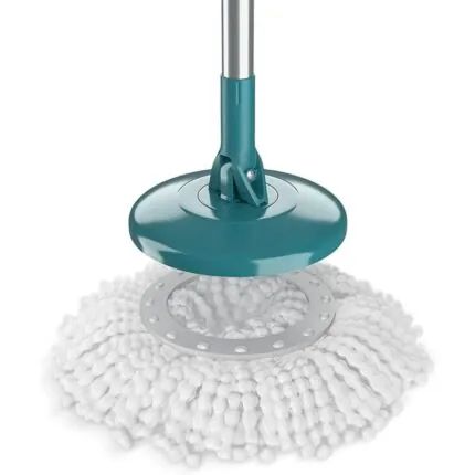 Mop Esfregao Giratorio 360 Com Balde E Refil Microfibra