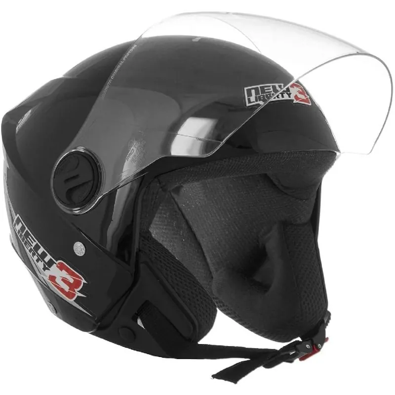 Capacete para Moto Aberto com Viseira Anti-Risco