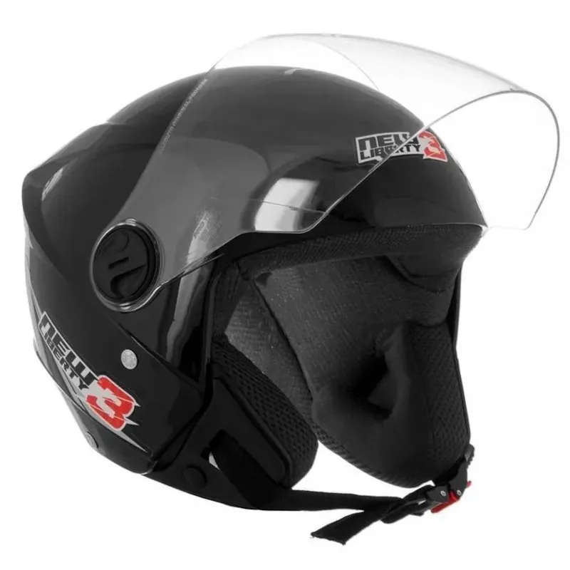 Capacete para Moto Aberto com Viseira Anti-Risco - Imagem 2