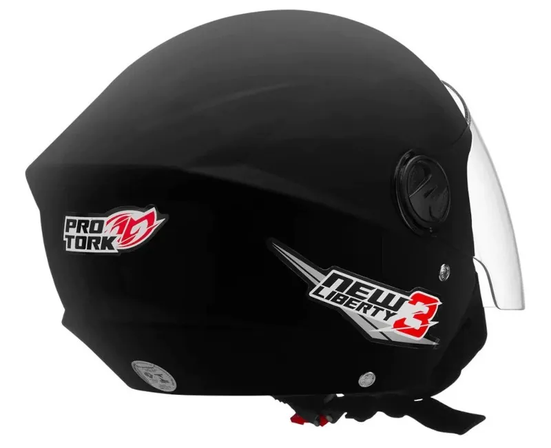 Capacete para Moto Aberto com Viseira Anti-Risco