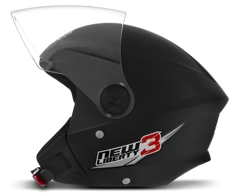 Capacete para Moto Aberto com Viseira Anti-Risco