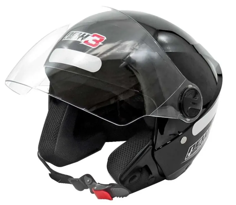 Capacete para Moto Aberto com Viseira Anti-Risco - Imagem 2