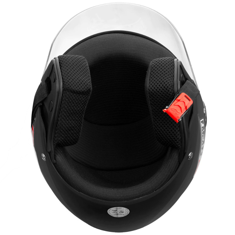 Capacete para Moto Aberto com Viseira Anti-Risco