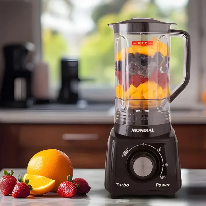 Liquidificador Turbo com Jarra Potente para Sucos e Vitaminas