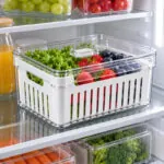 Kit Organizador de Geladeira Acrílico com Tampa para Alimentos - Imagem 7